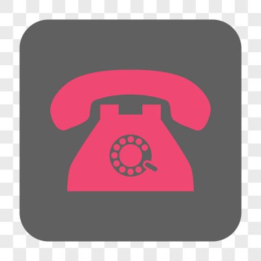 Nabız telefon yuvarlak kare düğme