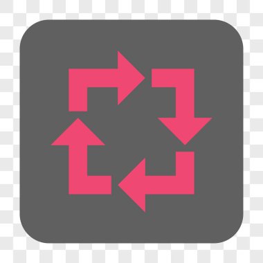 Geri Dönüşümlü Kare Düğmesi