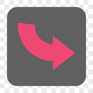 Döndürme Ccw yuvarlak kare düğme