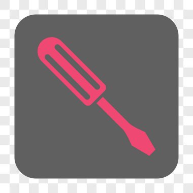 Tornavida yuvarlak kare düğme