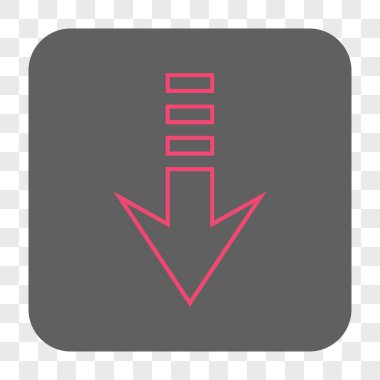 Yuvarlatılmış Kare düğmesini basılı göndermek