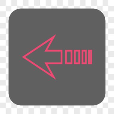 Sol yuvarlak kare düğme göndermek