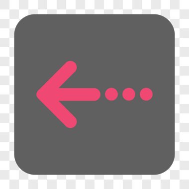 Sol yuvarlak kare düğme göndermek