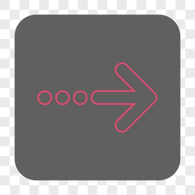 Sağ yuvarlak kare düğme göndermek