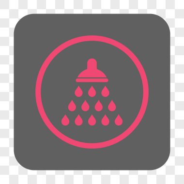 Duş yuvarlak kare düğme