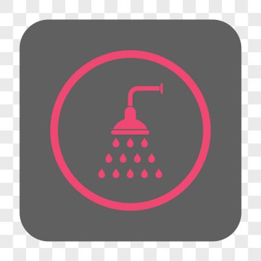 Duş yuvarlak kare düğme