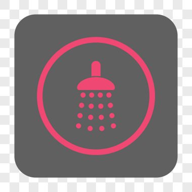 Duş yuvarlak kare düğme