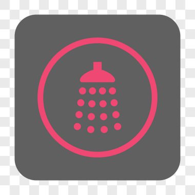 Duş yuvarlak kare düğme