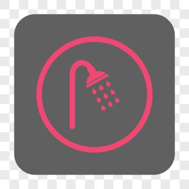 Duş yuvarlak kare düğme