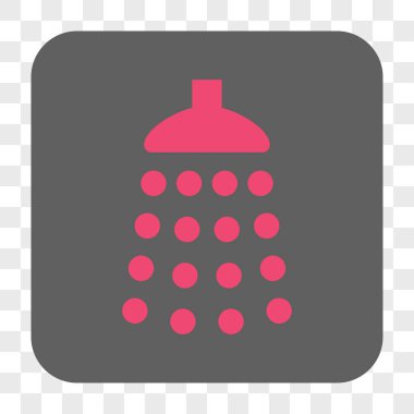 Duş yuvarlak kare düğme