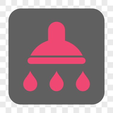 Duş yuvarlak kare düğme