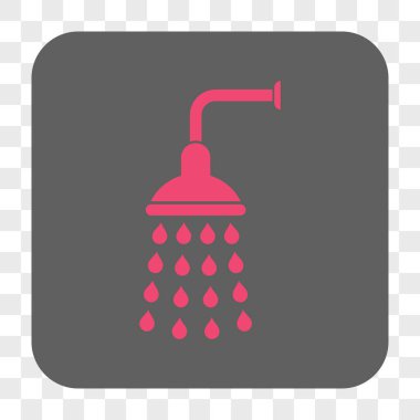 Duş yuvarlak kare düğme