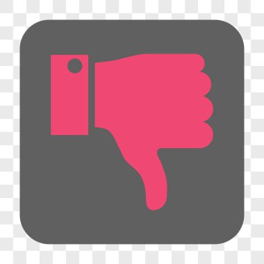 Yuvarlatılmış Kare düğmesini basılı parmak