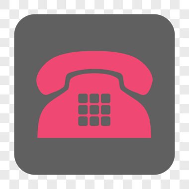 Sesi telefon yuvarlak kare düğme