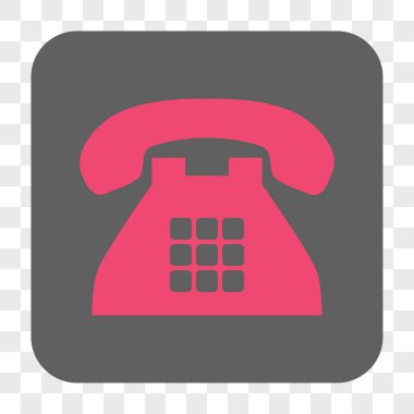 Sesi telefon yuvarlak kare düğme