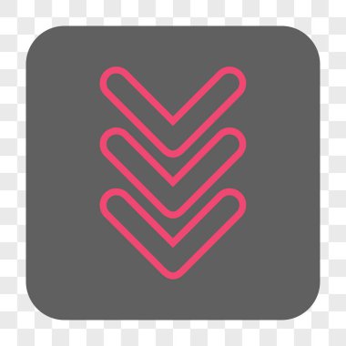 İşaretçiyi yuvarlatılmış kare düğmesini basılı üçlü