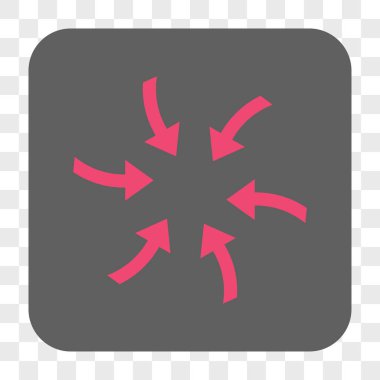 Oklar yuvarlak kare düğme burgu