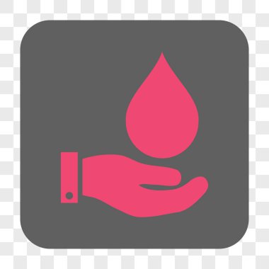 Su Servisi yuvarlak kare düğme