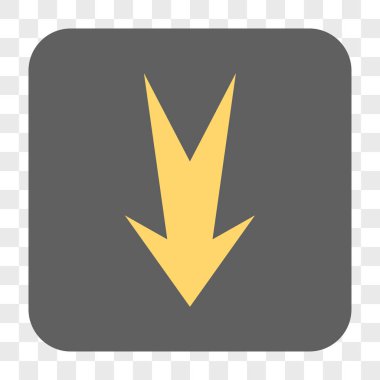 Yuvarlatılmış Kare düğme aşağı ok