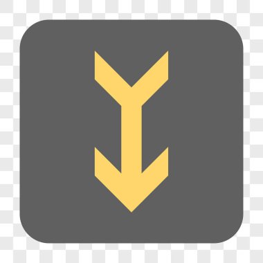 Yuvarlatılmış Kare düğme aşağı ok