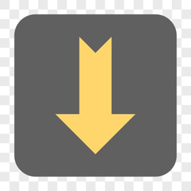 Yuvarlatılmış Kare düğme aşağı ok