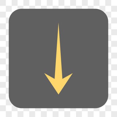 Yuvarlatılmış Kare düğme aşağı ok