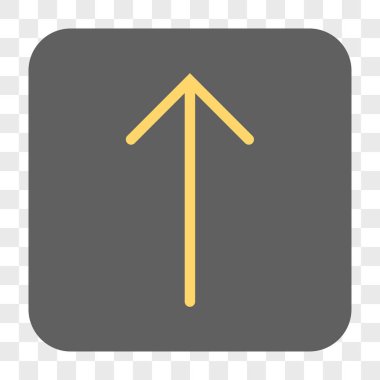 Yuvarlatılmış Kare düğmesini yukarı ok