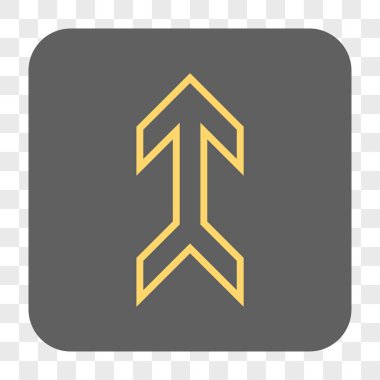 Yuvarlatılmış Kare düğmesini yukarı ok