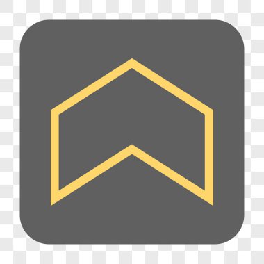 Yuvarlatılmış Kare düğmesini yukarı ok ucu