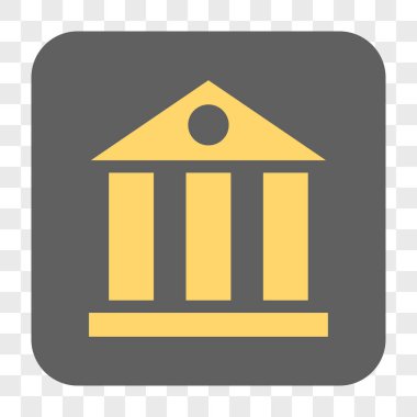 Banka Binası yuvarlak kare düğme