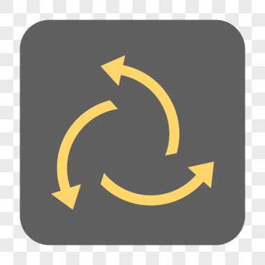 Santrifüj okları yuvarlak kare düğme