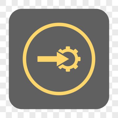 COG Tümleştirme yuvarlak kare düğme