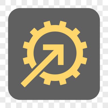 COG Tümleştirme yuvarlak kare düğme