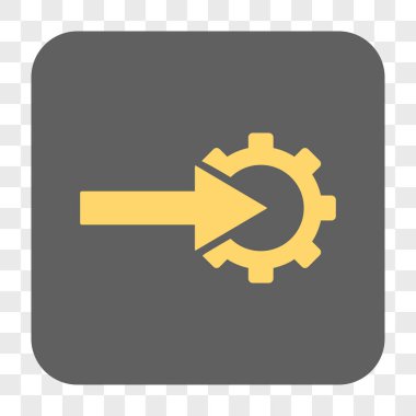 COG Tümleştirme yuvarlak kare düğme