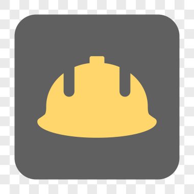 İnşaat kask yuvarlak kare düğme