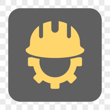 Geliştirme Hardhat yuvarlak kare düğme