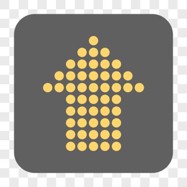 Yuvarlatılmış Kare düğmesini yukarı noktalı ok