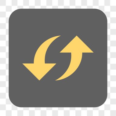 Exchange okları yuvarlak kare düğme