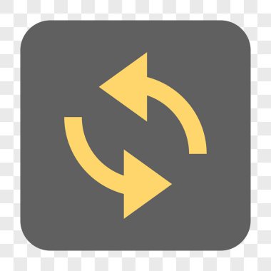 Exchange okları yuvarlak kare düğme