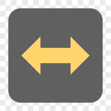 Yatay Exchange okları yuvarlak kare düğme