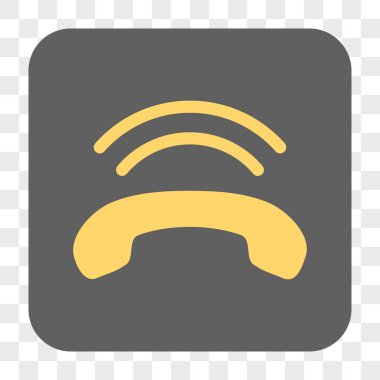 Telefonun çaldığını yuvarlak kare düğme