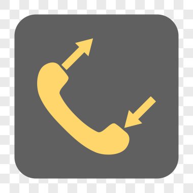 Konuşan yuvarlatılmış kare düğme telefon