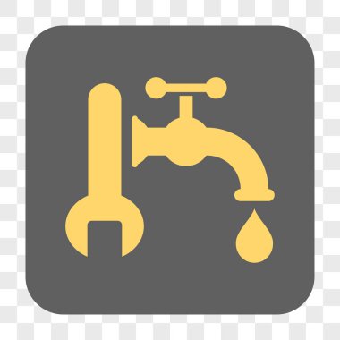 Sıhhi tesisat yuvarlak kare düğme