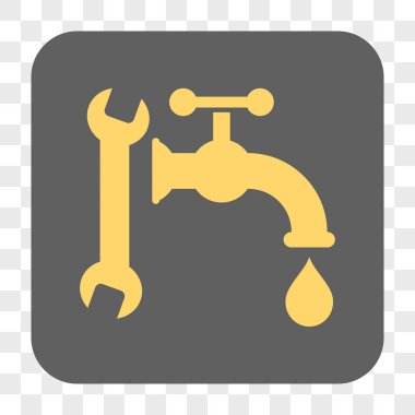 Sıhhi tesisat yuvarlak kare düğme