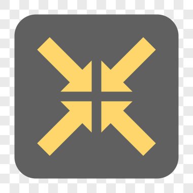 Oklar yuvarlatılmış kare düğme basınç