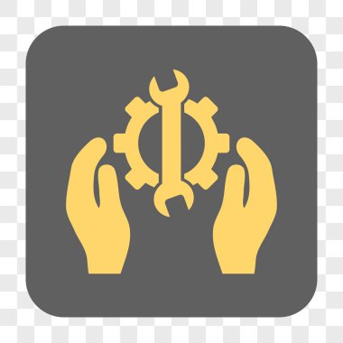 Onarım hizmeti yuvarlak kare düğme