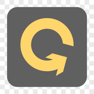 Döndürme Ccw yuvarlak kare düğme