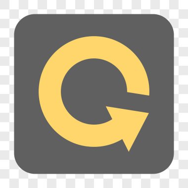 Döndürme Ccw yuvarlak kare düğme