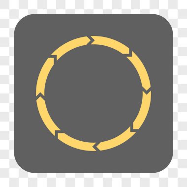 Döndürme yuvarlak kare düğme