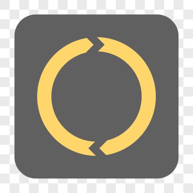 Döndürme yuvarlak kare düğme